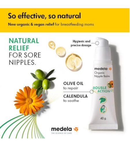 MEDELA ORGANIC NIPPLE BALM 40G