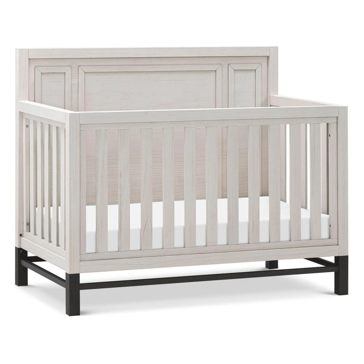 Monogram by Namesake Newbern 4 in 1 Convertible Crib White Dirftwood TjsKids